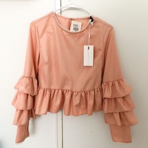 Endless Rose Nude Pink Blouse